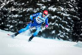 12.12.2021, Davos, Switzerland (SUI): Jonas Baumann (SUI) - FIS world cup cross-country, 15km men, Davos (SUI). www.nordicfocus.com. © Modica/NordicFocus. Every downloaded picture is fee-liable.