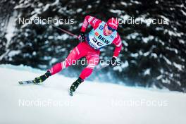 12.12.2021, Davos, Switzerland (SUI): Andrey Melnichenko (RUS) - FIS world cup cross-country, 15km men, Davos (SUI). www.nordicfocus.com. © Modica/NordicFocus. Every downloaded picture is fee-liable.