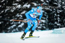 12.12.2021, Davos, Switzerland (SUI): Giandomenico Salvadori (ITA) - FIS world cup cross-country, 15km men, Davos (SUI). www.nordicfocus.com. © Modica/NordicFocus. Every downloaded picture is fee-liable.
