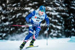 12.12.2021, Davos, Switzerland (SUI): Hunter Wonders (USA) - FIS world cup cross-country, 15km men, Davos (SUI). www.nordicfocus.com. © Modica/NordicFocus. Every downloaded picture is fee-liable.
