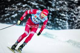 12.12.2021, Davos, Switzerland (SUI): Sergey Ustiugov (RUS) - FIS world cup cross-country, 15km men, Davos (SUI). www.nordicfocus.com. © Modica/NordicFocus. Every downloaded picture is fee-liable.