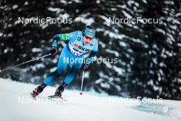 12.12.2021, Davos, Switzerland (SUI): Adrien Backscheider (FRA) - FIS world cup cross-country, 15km men, Davos (SUI). www.nordicfocus.com. © Modica/NordicFocus. Every downloaded picture is fee-liable.