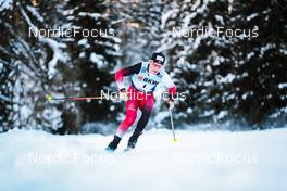 12.12.2021, Davos, Switzerland (SUI): Mika Vermeulen (AUT) - FIS world cup cross-country, 15km men, Davos (SUI). www.nordicfocus.com. © Modica/NordicFocus. Every downloaded picture is fee-liable.