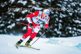 12.12.2021, Davos, Switzerland (SUI): Dominik Bury (POL) - FIS world cup cross-country, 15km men, Davos (SUI). www.nordicfocus.com. © Modica/NordicFocus. Every downloaded picture is fee-liable.