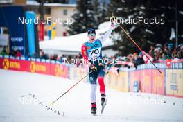 12.12.2021, Davos, Switzerland (SUI): Simen Hegstad Krueger (NOR) - FIS world cup cross-country, 15km men, Davos (SUI). www.nordicfocus.com. © Modica/NordicFocus. Every downloaded picture is fee-liable.