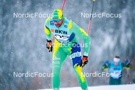 11.12.2021, Davos, Switzerland (SUI): Steve Hiestand (BRA) - FIS world cup cross-country, individual sprint, Davos (SUI). www.nordicfocus.com. © Modica/NordicFocus. Every downloaded picture is fee-liable.