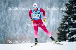 11.12.2021, Davos, Switzerland (SUI): Raimo Vigants (LAT) - FIS world cup cross-country, individual sprint, Davos (SUI). www.nordicfocus.com. © Modica/NordicFocus. Every downloaded picture is fee-liable.