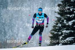 11.12.2021, Davos, Switzerland (SUI): Olzhas Klimin (KAZ) - FIS world cup cross-country, individual sprint, Davos (SUI). www.nordicfocus.com. © Modica/NordicFocus. Every downloaded picture is fee-liable.