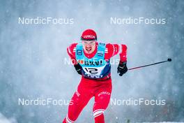 11.12.2021, Davos, Switzerland (SUI): Andrey Larkov (RUS) - FIS world cup cross-country, individual sprint, Davos (SUI). www.nordicfocus.com. © Modica/NordicFocus. Every downloaded picture is fee-liable.