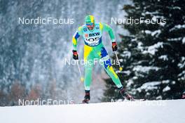 11.12.2021, Davos, Switzerland (SUI): Steve Hiestand (BRA) - FIS world cup cross-country, individual sprint, Davos (SUI). www.nordicfocus.com. © Modica/NordicFocus. Every downloaded picture is fee-liable.