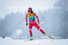 11.12.2021, Davos, Switzerland (SUI): Veronika Stepanova (RUS) - FIS world cup cross-country, individual sprint, Davos (SUI). www.nordicfocus.com. © Modica/NordicFocus. Every downloaded picture is fee-liable.
