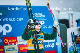 11.12.2021, Davos, Switzerland (SUI): Johannes Klaebo (NOR) - FIS world cup cross-country, individual sprint, Davos (SUI). www.nordicfocus.com. © Modica/NordicFocus. Every downloaded picture is fee-liable.