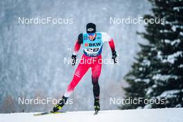11.12.2021, Davos, Switzerland (SUI): Benjamin Moser (AUT) - FIS world cup cross-country, individual sprint, Davos (SUI). www.nordicfocus.com. © Modica/NordicFocus. Every downloaded picture is fee-liable.