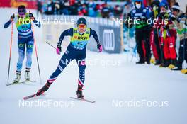 11.12.2021, Davos, Switzerland (SUI): Jasmin Kahara (FIN), Rosie Brennan (USA), (l-r)  - FIS world cup cross-country, individual sprint, Davos (SUI). www.nordicfocus.com. © Modica/NordicFocus. Every downloaded picture is fee-liable.