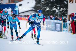 11.12.2021, Davos, Switzerland (SUI): Renaud Jay (FRA), Roman Schaad (SUI), (l-r)  - FIS world cup cross-country, individual sprint, Davos (SUI). www.nordicfocus.com. © Modica/NordicFocus. Every downloaded picture is fee-liable.