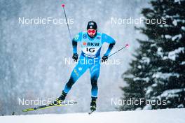 11.12.2021, Davos, Switzerland (SUI): Tom Mancini (FRA) - FIS world cup cross-country, individual sprint, Davos (SUI). www.nordicfocus.com. © Modica/NordicFocus. Every downloaded picture is fee-liable.