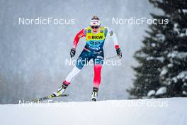 11.12.2021, Davos, Switzerland (SUI): Maiken Caspersen Falla (NOR) - FIS world cup cross-country, individual sprint, Davos (SUI). www.nordicfocus.com. © Modica/NordicFocus. Every downloaded picture is fee-liable.