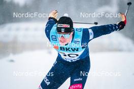 11.12.2021, Davos, Switzerland (SUI): Logan Hanneman (USA) - FIS world cup cross-country, individual sprint, Davos (SUI). www.nordicfocus.com. © Modica/NordicFocus. Every downloaded picture is fee-liable.