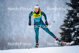 11.12.2021, Davos, Switzerland (SUI): Zana Evans (AUS) - FIS world cup cross-country, individual sprint, Davos (SUI). www.nordicfocus.com. © Modica/NordicFocus. Every downloaded picture is fee-liable.