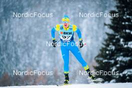 11.12.2021, Davos, Switzerland (SUI): Dmytro Drahun (UKR) - FIS world cup cross-country, individual sprint, Davos (SUI). www.nordicfocus.com. © Modica/NordicFocus. Every downloaded picture is fee-liable.
