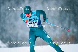 11.12.2021, Davos, Switzerland (SUI): Seve De Campo (AUS) - FIS world cup cross-country, individual sprint, Davos (SUI). www.nordicfocus.com. © Modica/NordicFocus. Every downloaded picture is fee-liable.