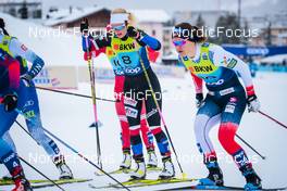 11.12.2021, Davos, Switzerland (SUI): Katerina Janatova (CZE), Ane Appelkvist Stenseth (NOR), (l-r)  - FIS world cup cross-country, individual sprint, Davos (SUI). www.nordicfocus.com. © Modica/NordicFocus. Every downloaded picture is fee-liable.