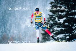 11.12.2021, Davos, Switzerland (SUI): Johannes Hoesflot Klaebo (NOR) - FIS world cup cross-country, individual sprint, Davos (SUI). www.nordicfocus.com. © Modica/NordicFocus. Every downloaded picture is fee-liable.