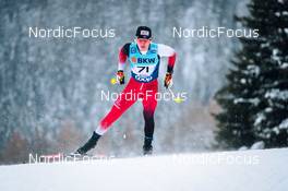 11.12.2021, Davos, Switzerland (SUI): Mika Vermeulen (AUT) - FIS world cup cross-country, individual sprint, Davos (SUI). www.nordicfocus.com. © Modica/NordicFocus. Every downloaded picture is fee-liable.