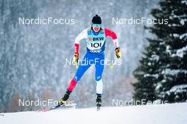11.12.2021, Davos, Switzerland (SUI): Milos Milosavljevic (SRB) - FIS world cup cross-country, individual sprint, Davos (SUI). www.nordicfocus.com. © Modica/NordicFocus. Every downloaded picture is fee-liable.
