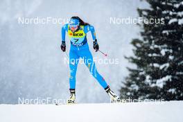 11.12.2021, Davos, Switzerland (SUI): Caterina Ganz (ITA) - FIS world cup cross-country, individual sprint, Davos (SUI). www.nordicfocus.com. © Modica/NordicFocus. Every downloaded picture is fee-liable.