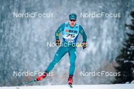11.12.2021, Davos, Switzerland (SUI): Phillip Bellingham (AUS) - FIS world cup cross-country, individual sprint, Davos (SUI). www.nordicfocus.com. © Modica/NordicFocus. Every downloaded picture is fee-liable.