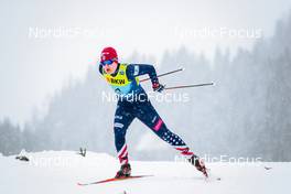 11.12.2021, Davos, Switzerland (SUI): Hannah Halvorsen (USA) - FIS world cup cross-country, individual sprint, Davos (SUI). www.nordicfocus.com. © Modica/NordicFocus. Every downloaded picture is fee-liable.