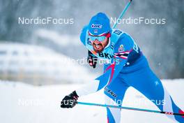 11.12.2021, Davos, Switzerland (SUI): Mark Chanloung (THA) - FIS world cup cross-country, individual sprint, Davos (SUI). www.nordicfocus.com. © Modica/NordicFocus. Every downloaded picture is fee-liable.