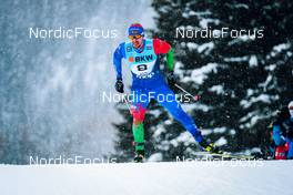 11.12.2021, Davos, Switzerland (SUI): Aliaksandr Voranau (BLR) - FIS world cup cross-country, individual sprint, Davos (SUI). www.nordicfocus.com. © Modica/NordicFocus. Every downloaded picture is fee-liable.
