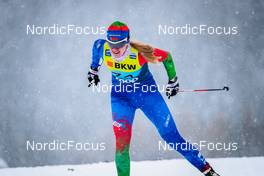 11.12.2021, Davos, Switzerland (SUI): Hanna Karaliova (BLR) - FIS world cup cross-country, individual sprint, Davos (SUI). www.nordicfocus.com. © Modica/NordicFocus. Every downloaded picture is fee-liable.