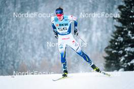 11.12.2021, Davos, Switzerland (SUI): Johan Haeggstroem (SWE) - FIS world cup cross-country, individual sprint, Davos (SUI). www.nordicfocus.com. © Modica/NordicFocus. Every downloaded picture is fee-liable.
