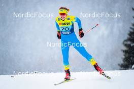 11.12.2021, Davos, Switzerland (SUI): Valentyna Kaminska (UKR) - FIS world cup cross-country, individual sprint, Davos (SUI). www.nordicfocus.com. © Modica/NordicFocus. Every downloaded picture is fee-liable.
