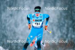11.12.2021, Davos, Switzerland (SUI): Sabin Coupat (FRA) - FIS world cup cross-country, individual sprint, Davos (SUI). www.nordicfocus.com. © Modica/NordicFocus. Every downloaded picture is fee-liable.