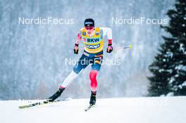 11.12.2021, Davos, Switzerland (SUI): Johannes Hoesflot Klaebo (NOR) - FIS world cup cross-country, individual sprint, Davos (SUI). www.nordicfocus.com. © Modica/NordicFocus. Every downloaded picture is fee-liable.