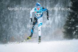 11.12.2021, Davos, Switzerland (SUI): Kaarel Kasper Korge (EST) - FIS world cup cross-country, individual sprint, Davos (SUI). www.nordicfocus.com. © Modica/NordicFocus. Every downloaded picture is fee-liable.