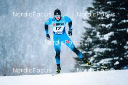 11.12.2021, Davos, Switzerland (SUI): Lucas Chanavat (FRA) - FIS world cup cross-country, individual sprint, Davos (SUI). www.nordicfocus.com. © Modica/NordicFocus. Every downloaded picture is fee-liable.