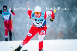 11.12.2021, Davos, Switzerland (SUI): Kamil Bury (POL) - FIS world cup cross-country, individual sprint, Davos (SUI). www.nordicfocus.com. © Modica/NordicFocus. Every downloaded picture is fee-liable.