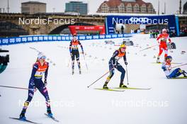 18.12.2021, Dresden, Germany (GER): Katerina Janatova (CZE), Coletta Rydzek (GER), Monika Skinder (POL), (l-r) - FIS world cup cross-country, individual sprint, Dresden (GER). www.nordicfocus.com. © Tumashov/NordicFocus. Every downloaded picture is fee-liable.