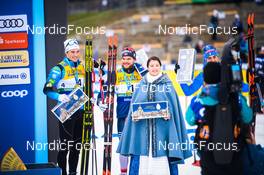 18.12.2021, Dresden, Germany (GER): Lucas Chanavat (FRA), Haavard Solaas Taugboel (NOR), Federico Pellegrino (ITA), (l-r) - FIS world cup cross-country, individual sprint, Dresden (GER). www.nordicfocus.com. © Tumashov/NordicFocus. Every downloaded picture is fee-liable.