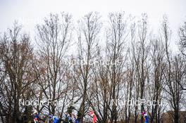 18.12.2021, Dresden, Germany (GER): Kristine Stavaas Skistad (NOR), Anamarija Lampic (SLO), Anne Winkler (GER), Hailey Swirbul (USA), Hristina Matsokina (RUS), Alina Meier (SUI), (l-r) - FIS world cup cross-country, individual sprint, Dresden (GER). www.nordicfocus.com. © Tumashov/NordicFocus. Every downloaded picture is fee-liable.