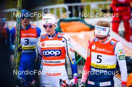 18.12.2021, Dresden, Germany (GER): Maja Dahlqvist (SWE), Mathilde Myhrvold (NOR), (l-r) - FIS world cup cross-country, individual sprint, Dresden (GER). www.nordicfocus.com. © Tumashov/NordicFocus. Every downloaded picture is fee-liable.