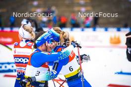 18.12.2021, Dresden, Germany (GER): Eva Urevc (SLO), Anamarija Lampic (SLO), (l-r) - FIS world cup cross-country, individual sprint, Dresden (GER). www.nordicfocus.com. © Tumashov/NordicFocus. Every downloaded picture is fee-liable.