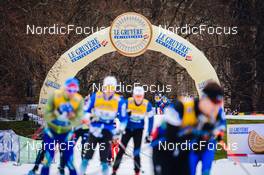 18.12.2021, Dresden, Germany (GER): Sindre Bjoernestad Skar (NOR), Francesco De Fabiani (ITA) - FIS world cup cross-country, individual sprint, Dresden (GER). www.nordicfocus.com. © Tumashov/NordicFocus. Every downloaded picture is fee-liable.