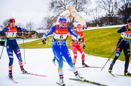 18.12.2021, Dresden, Germany (GER): Hailey Swirbul (USA), Anamarija Lampic (SLO), (l-r) - FIS world cup cross-country, individual sprint, Dresden (GER). www.nordicfocus.com. © Tumashov/NordicFocus. Every downloaded picture is fee-liable.