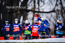 18.12.2021, Dresden, Germany (GER): Julia Kern (USA) - FIS world cup cross-country, individual sprint, Dresden (GER). www.nordicfocus.com. © Tumashov/NordicFocus. Every downloaded picture is fee-liable.